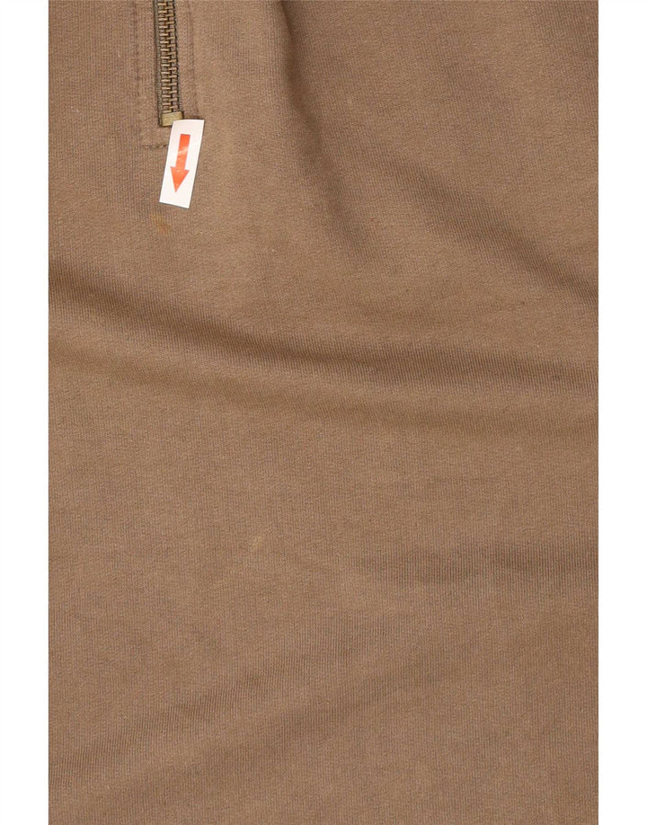 Bluza męska Adidas z zamkiem błyskawicznym, duża, brązowa