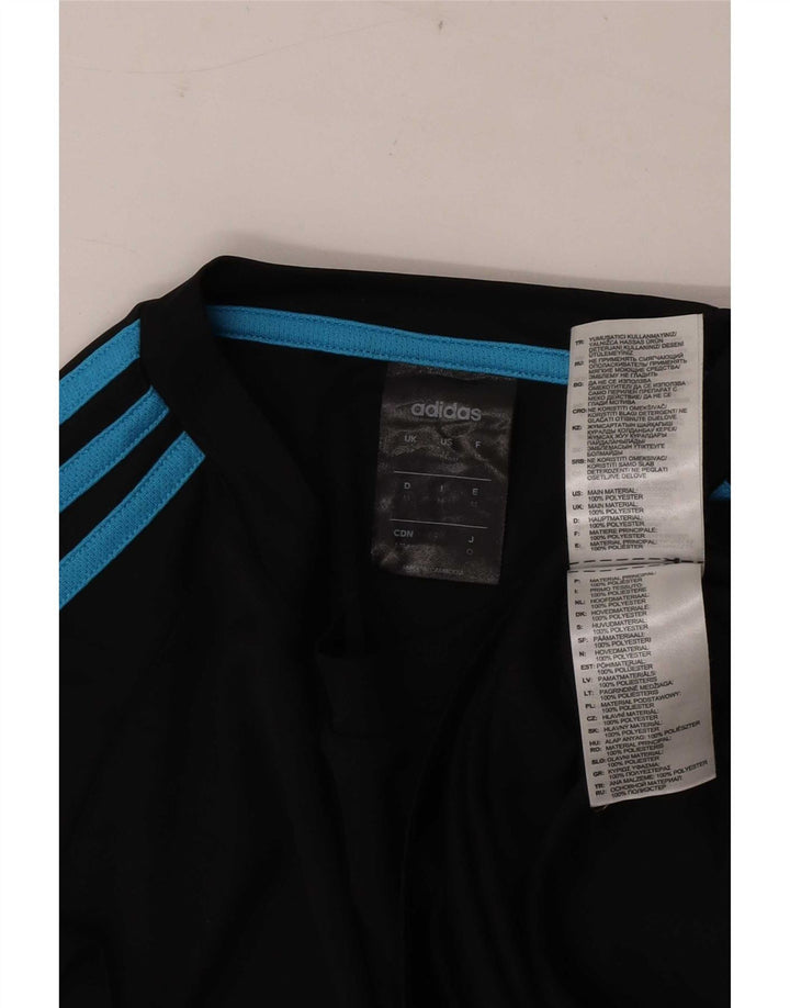 Męska koszulka Adidas Climalite Top, średni czarny poliester