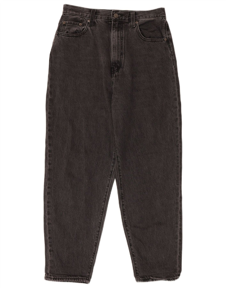 Damskie jeansy LEVI'S o luźnym kroju z wysokim stanem W29 L27 Szara bawełna