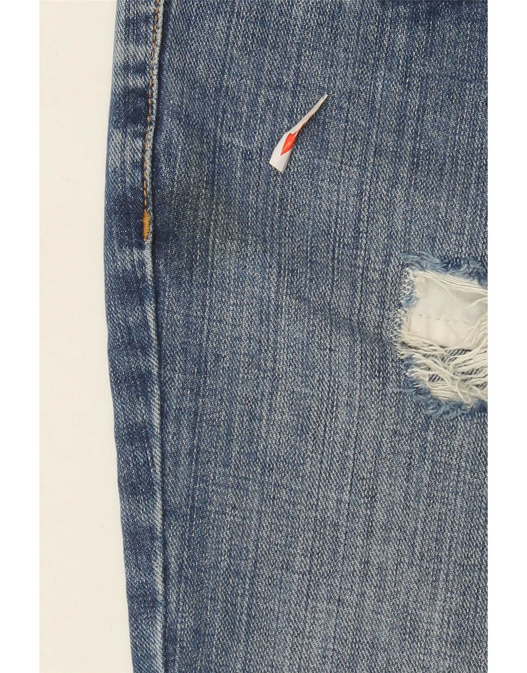Damskie dżinsy Tommy Hilfiger w trudnej sytuacji US 4 małe W26 L33 niebieskie