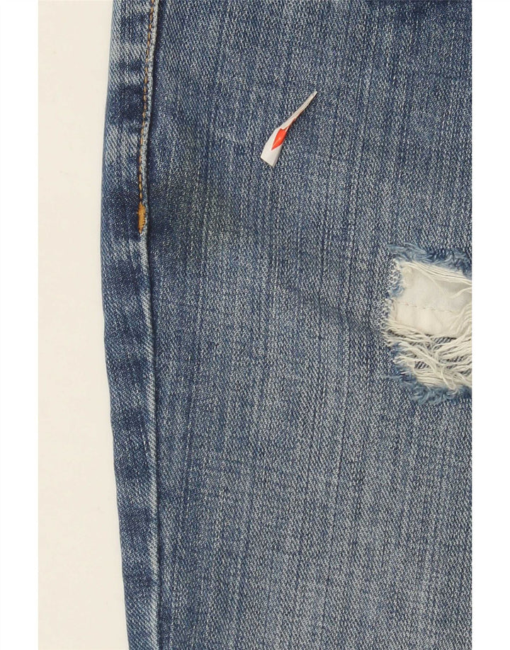 Damskie dżinsy Tommy Hilfiger w trudnej sytuacji US 4 małe W26 L33 niebieskie
