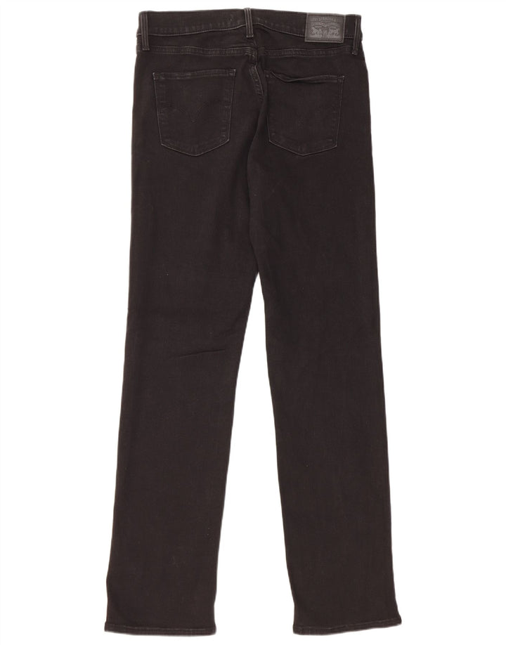 Damskie jeansy Levi's 314 Shaping Straight W28 L30 Czarne