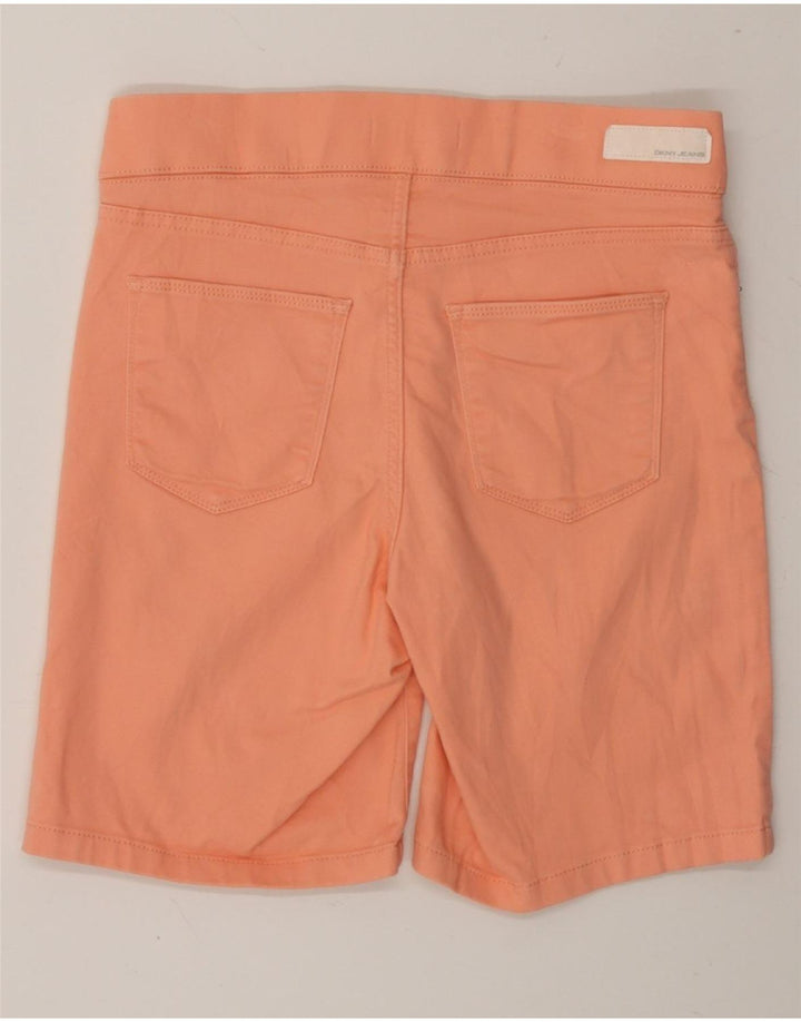 DKNY Womens Casual Shorts UK 14 Medium W32  Orange Cotton Vintage Dkny and Second-Hand Dkny from Messina Hembry 