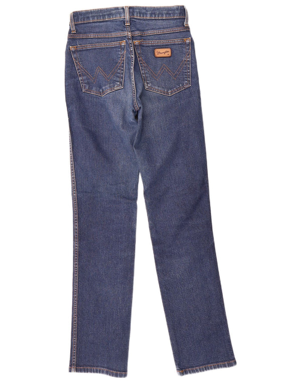 Damskie jeansy Wrangler ROXANNE Straight W24 L30 Niebieskie bawełniane