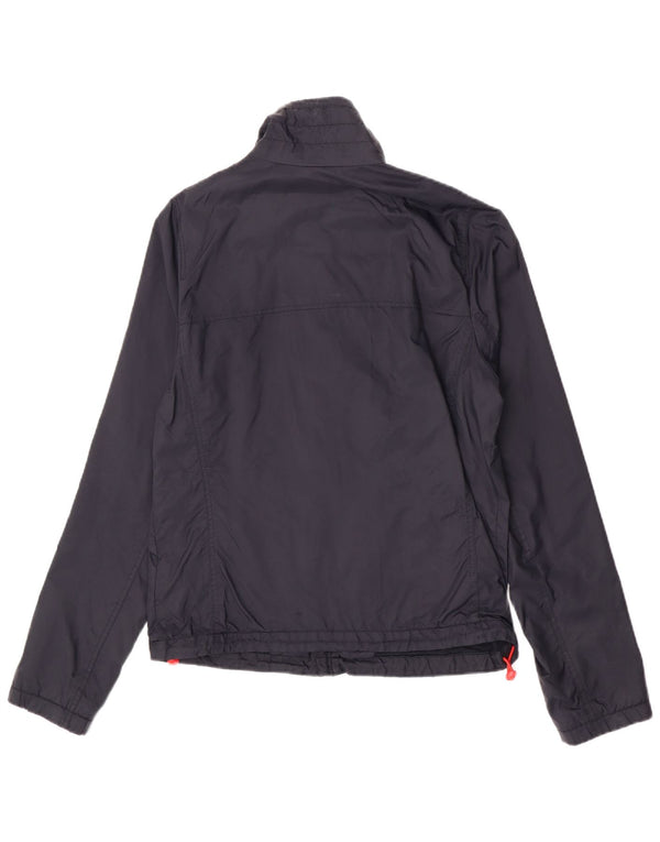 Męska kurtka przeciwdeszczowa Hollister UK 38, średni granatowy nylon