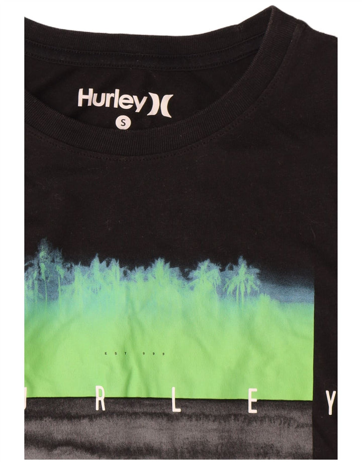 Męski T-shirt z grafiką Harley, mały, czarny, bawełniany