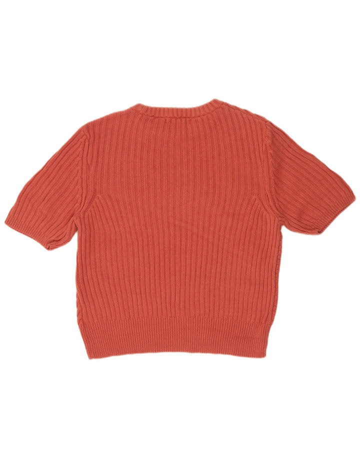 Marks & Spencer Damski sweter z okrągłym dekoltem, UK 16, duży, różowy