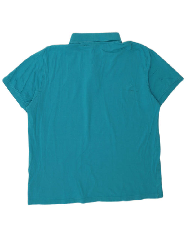 Męska koszulka polo Kappa 2XL, niebieska, bawełniana