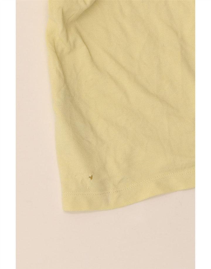 Męska koszulka polo MASSIMO DUTTI, duża, żółta, bawełniana