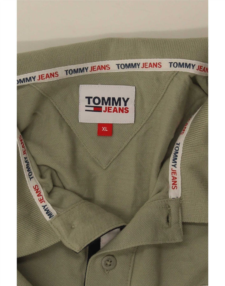 Męska koszulka polo XL Tommy Hilfiger w kolorze zielonym