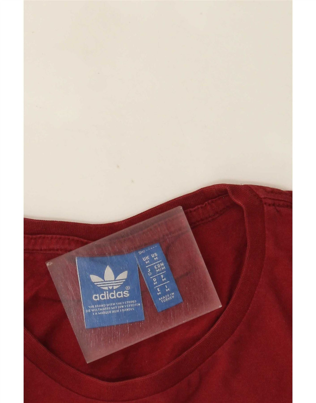 Męska koszulka graficzna Adidas Top Medium Burgund