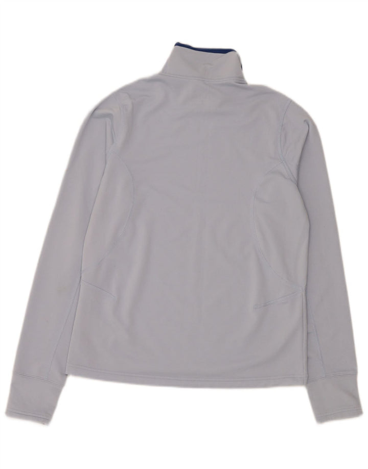 Damska koszulka Nike Dri Fit Regular z długim rękawem US 8/10 Średni niebieski sportowy