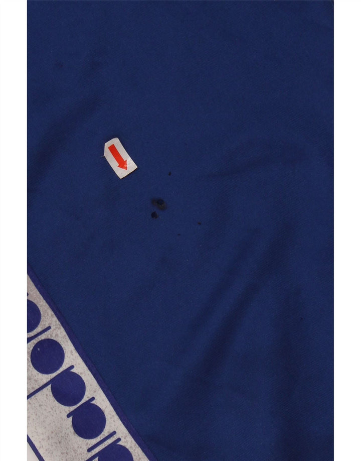 Męska kurtka dresowa DIADORA z grafiką UK 44 XL, niebieski poliester