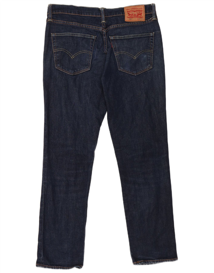 Męskie jeansy Levi's 511 Slim W33 L28 Niebieska bawełna