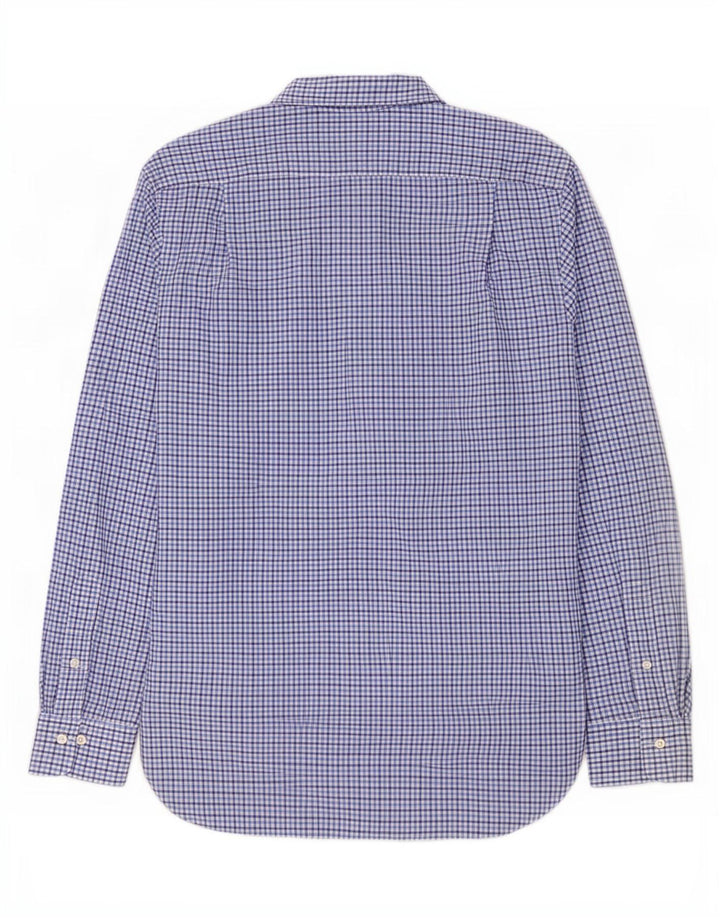 Męska koszulka Polo Ralph Lauren ze stretchem, rozmiar 40/41 16, duża niebieska kratka