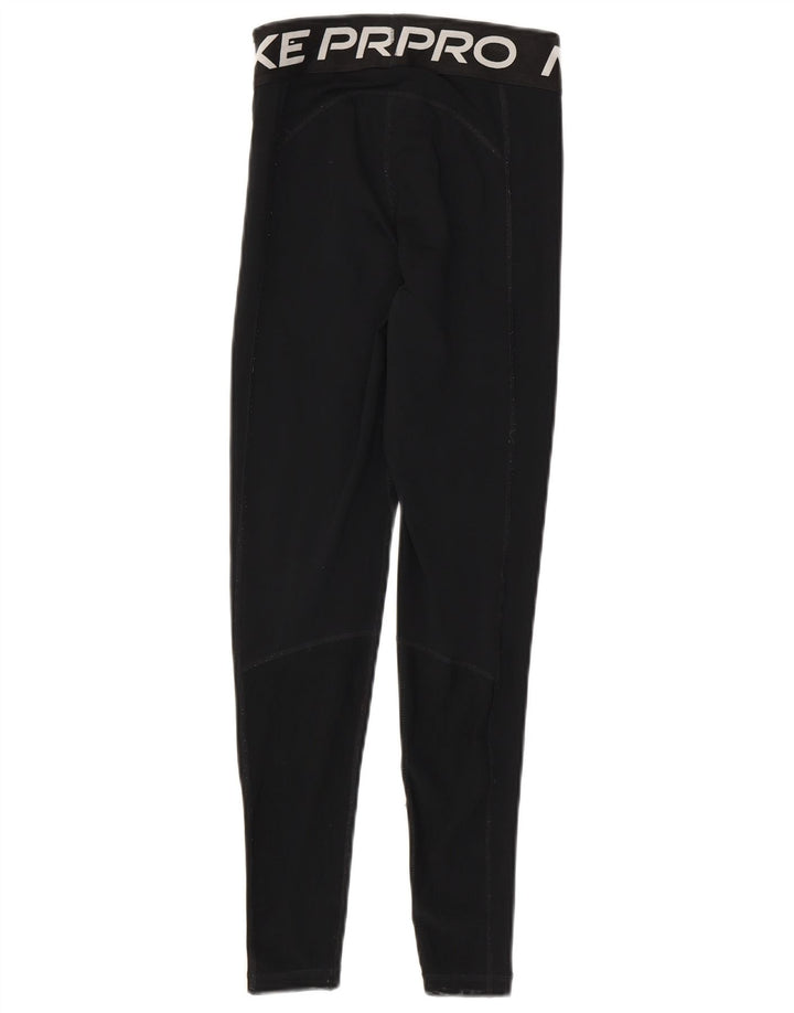 Damskie legginsy Nike Dri Fit Graphic UK 4 XS, czarny poliester