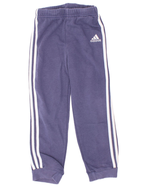 Adidas Chłopięce Spodnie Dresowe Joggery 3-4 Lat Granatowe Bawełniane
