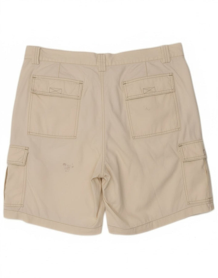 Męskie spodenki cargo w stylu vintage W38 XL, biała bawełna
