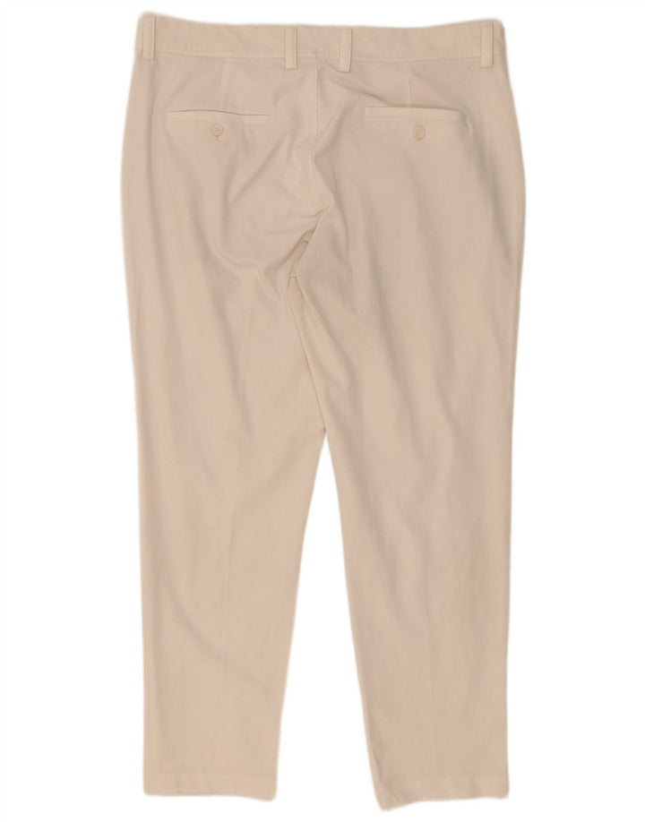 Męskie spodnie chino Zara EU 44 Large W34 L30 Biały poliester