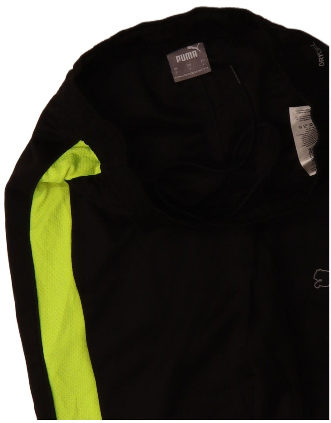 Męskie spodnie dresowe PUMA, mały, czarny, poliestrowy blok kolorów