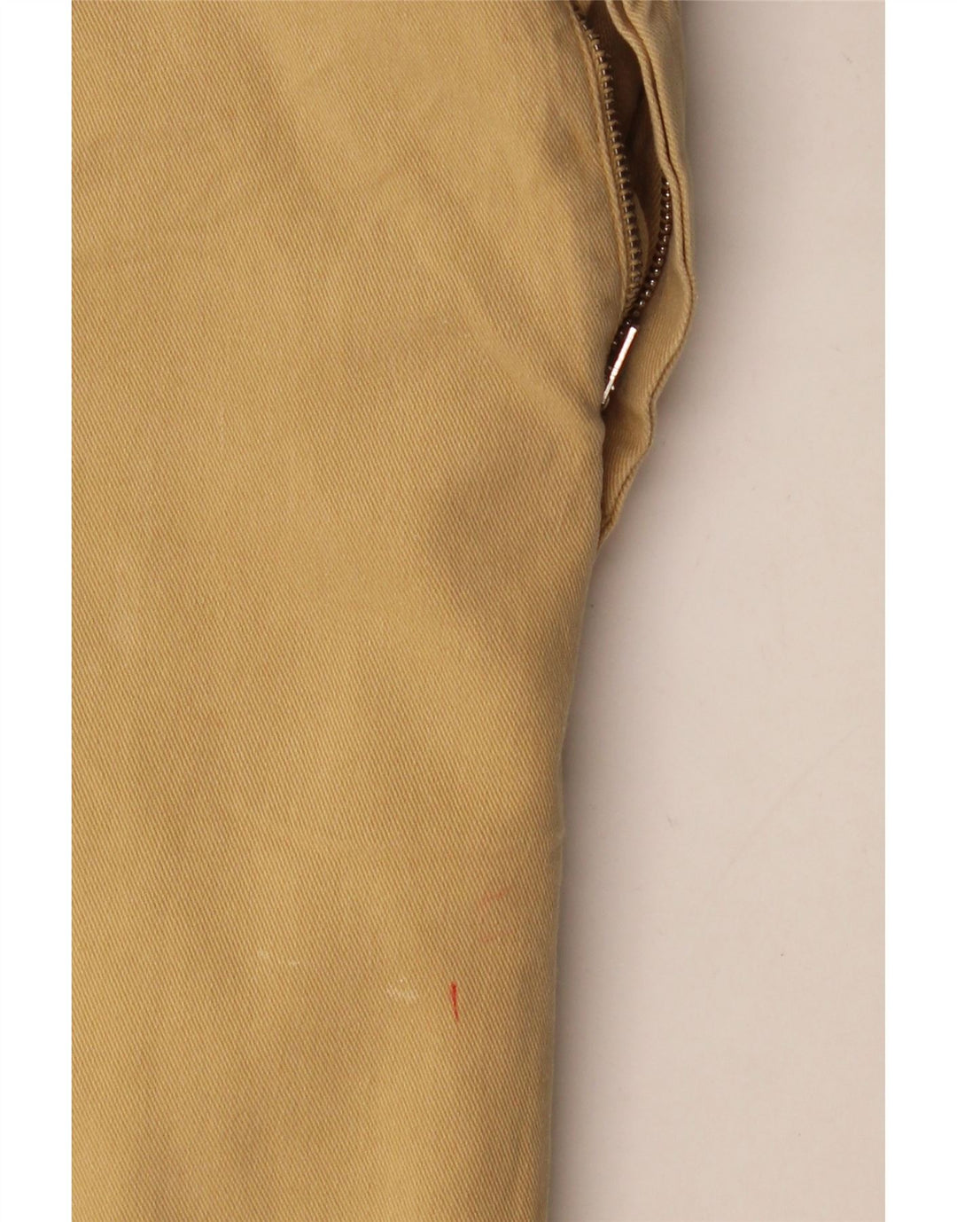 Męskie proste spodnie codzienne GANT W32 L31 Beżowa bawełna