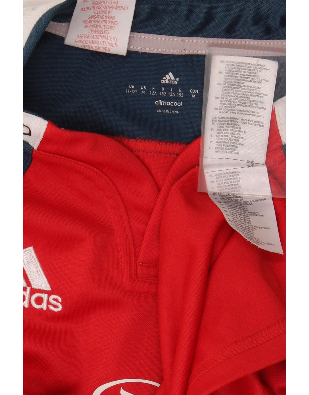 Chłopięcy T-shirt ADIDAS Munster Rugby Graphic Top 11-12 lat w kolorze czerwonym
