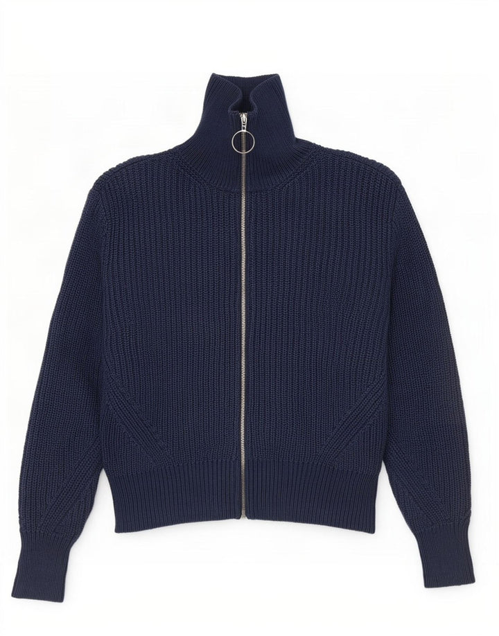 Sweter damski Marks & Spencer Crop Cardigan UK 12, średni granatowy