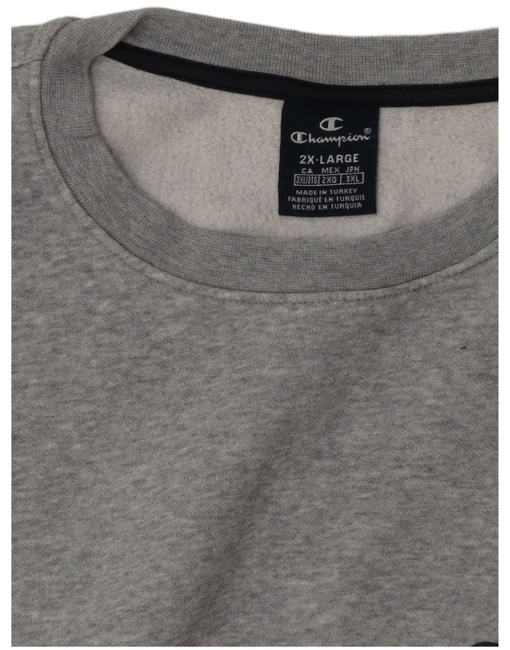 CHAMPION Mens Sweatshirt Jumper 2XL Grey