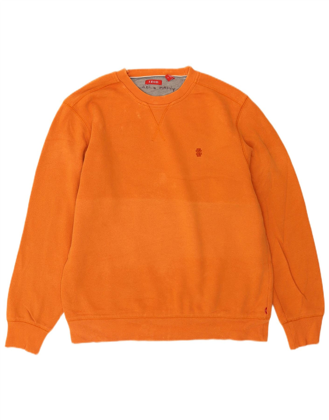 Izod Męska bluza dresowa, średnia, pomarańczowa, bawełniana