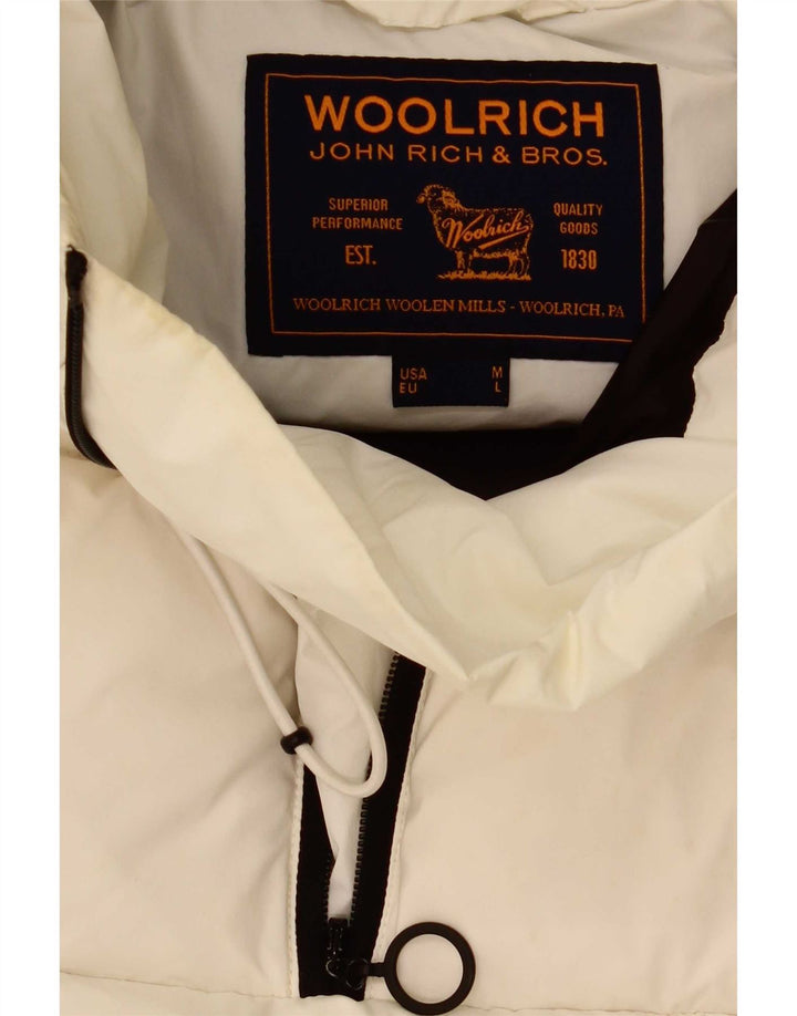 Męska kurtka z kapturem Anorak Woolrich UK 40 Large White