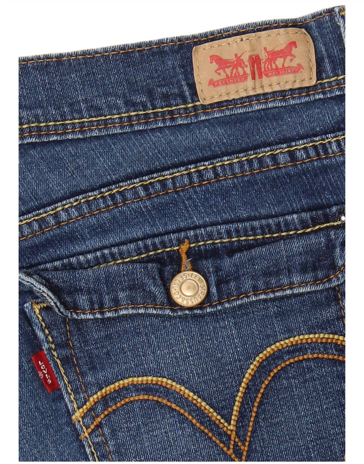 Damskie jeansy Levi's 524 Super Low Slim W32 L31 Niebieskie