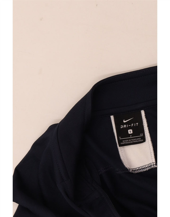 Męska kurtka dresowa Nike Dri Fit, mała, granatowa, z blokami kolorów