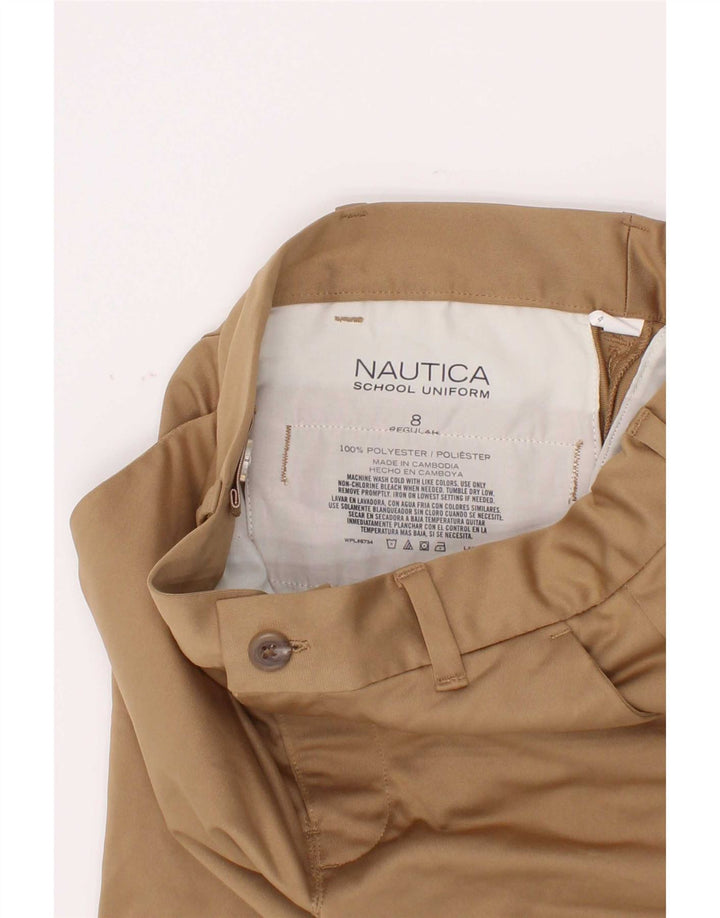 Szorty Chino chłopięce Nautica 7-8 lat W24 beżowy poliester