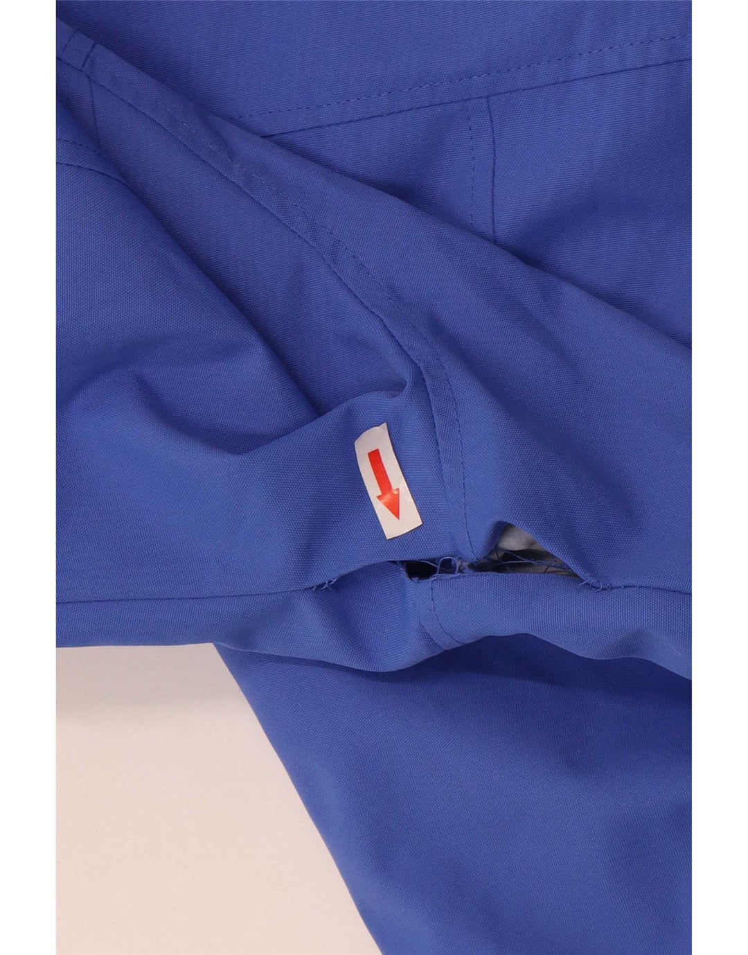 Crew Clothing Damska kurtka przeciwdeszczowa z kapturem UK 16, duża niebieska, poliester