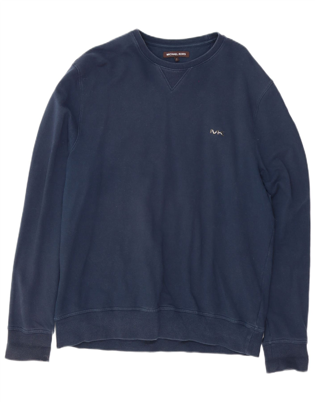 MICHAEL KORS Męski sweter bluzowy XL granatowy, bawełniany