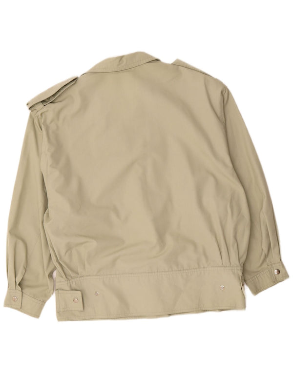 Vintage damska wojskowa kurtka bomber UK 20 2XL Khaki