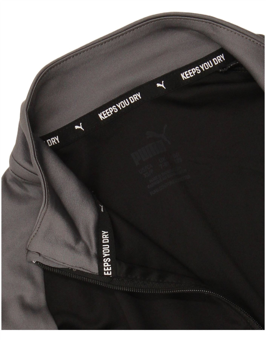 Chłopięcy dresowy sweter z grafiką PUMA, 7-8 lat, czarny, z blokami kolorów