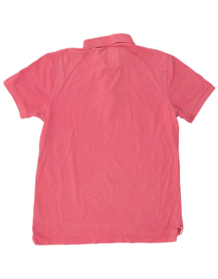 Męska koszulka polo Crew Clothing Średnioróżowa, bawełniana