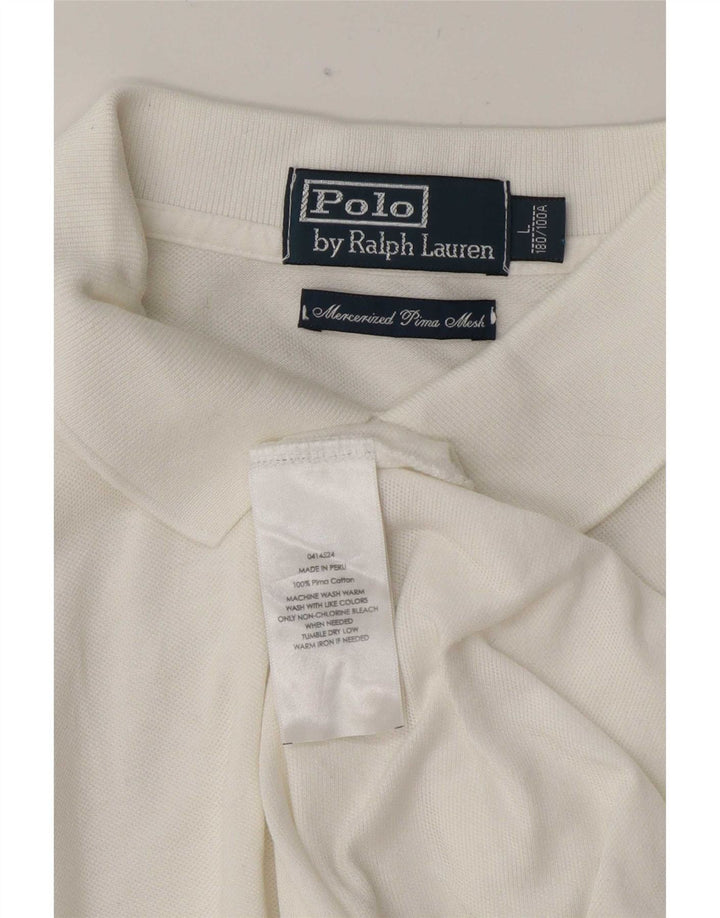 Koszula męska Polo Ralph Lauren, duża, biała, bawełniana