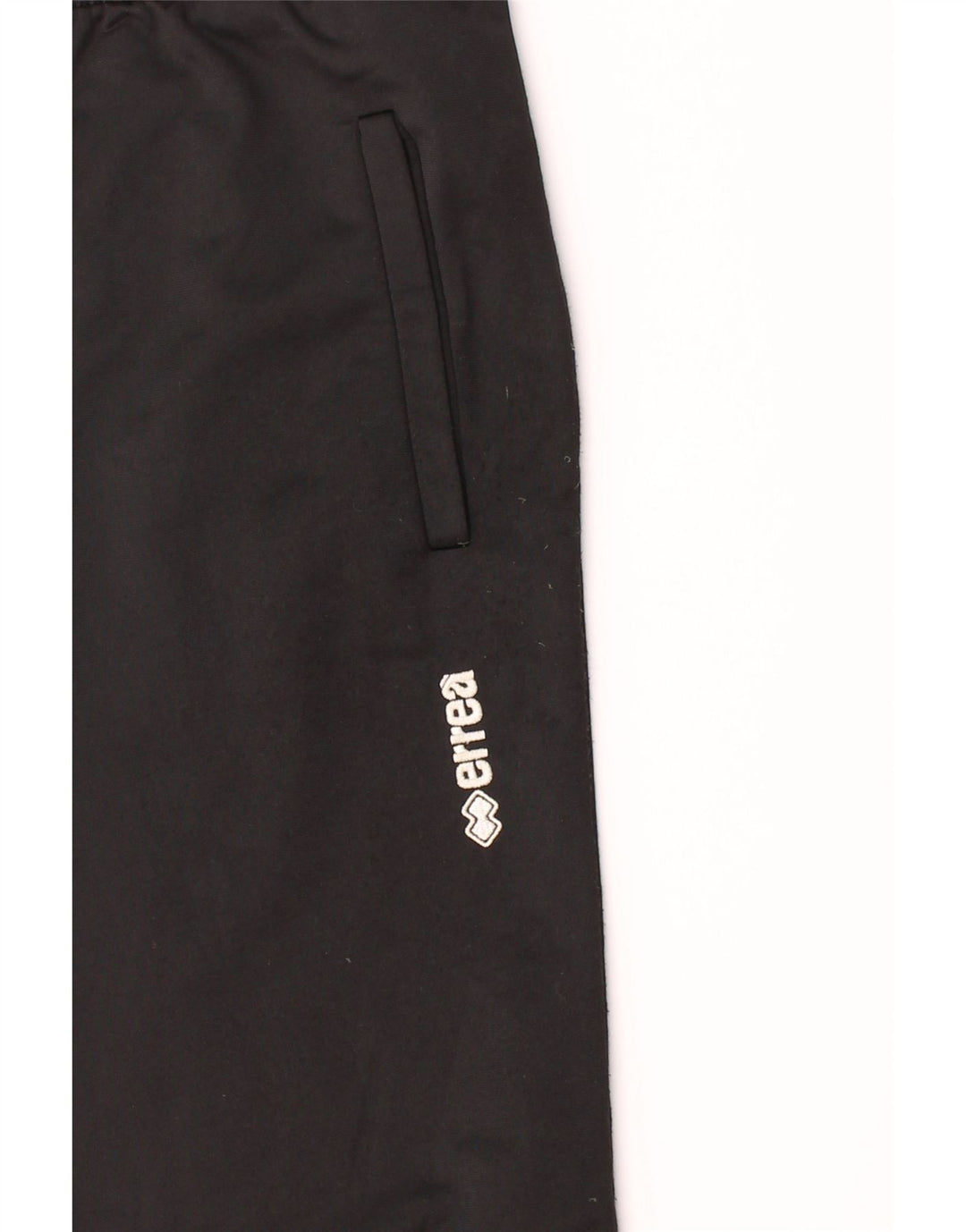 ERREA Mens Tracksuit Trousers Large Black Polyester Vintage Errea and Second-Hand Errea from Messina Hembry 