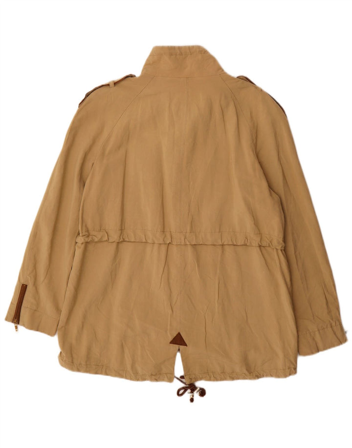 Damska kurtka wojskowa Zara UK 18 XL beżowa