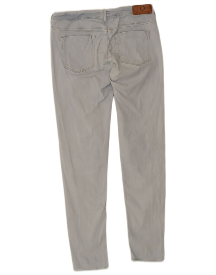 Damskie jeansy skinny Fred Perry W30 L30 Niebieskie bawełniane