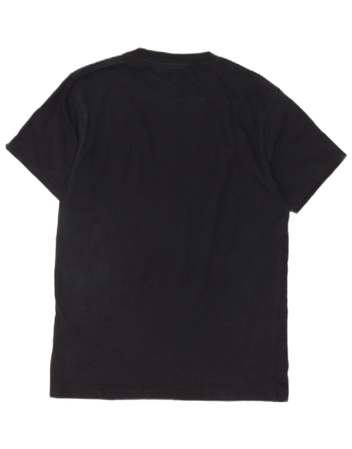 Męski T-shirt Vans o klasycznym kroju, mały, czarny, bawełniany