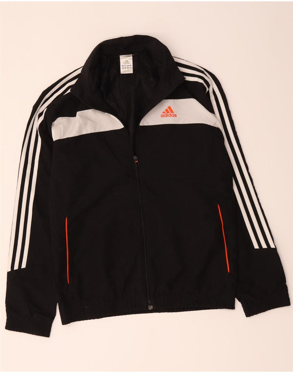 Adidas Męska graficzna bluza dresowa Top Jacket UK 34/36 Mały czarny blok kolorów