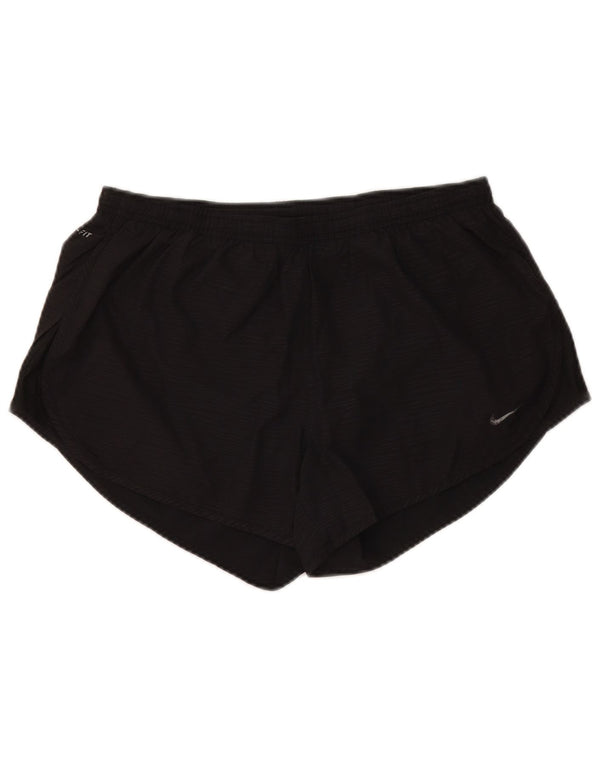 Damskie spodenki sportowe NIKE Dri Fit UK 14, średni czarny poliester