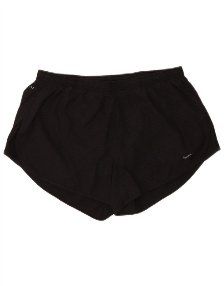Damskie spodenki sportowe NIKE Dri Fit UK 14, średni czarny poliester
