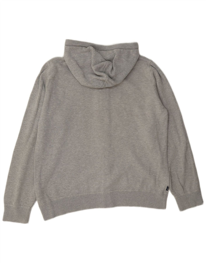 Damski sweter z kapturem i zamkiem Superdry UK 14, duży, szary