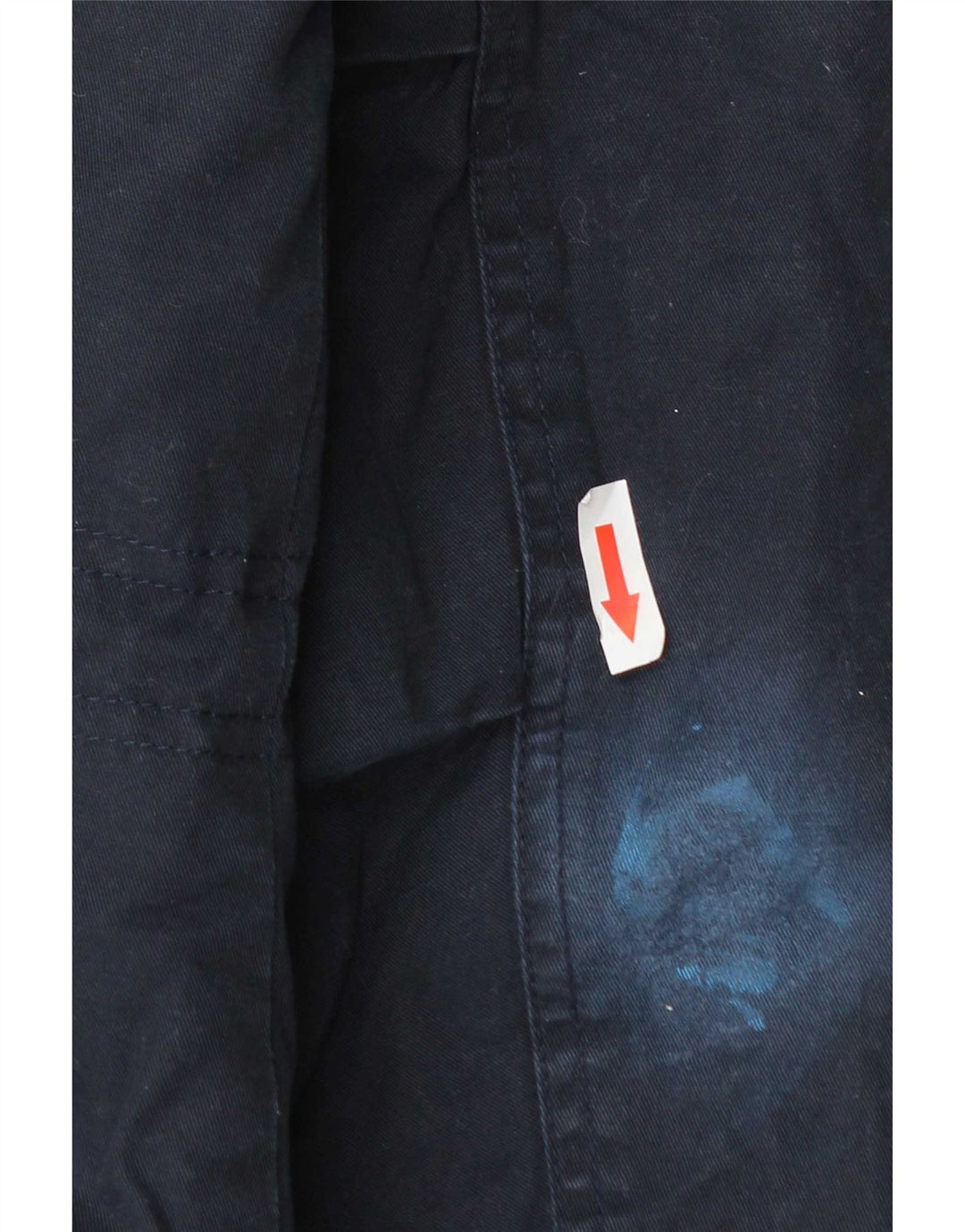 Marks & Spencer Męska kurtka parka oversize z kapturem UK 8, mała, granatowa