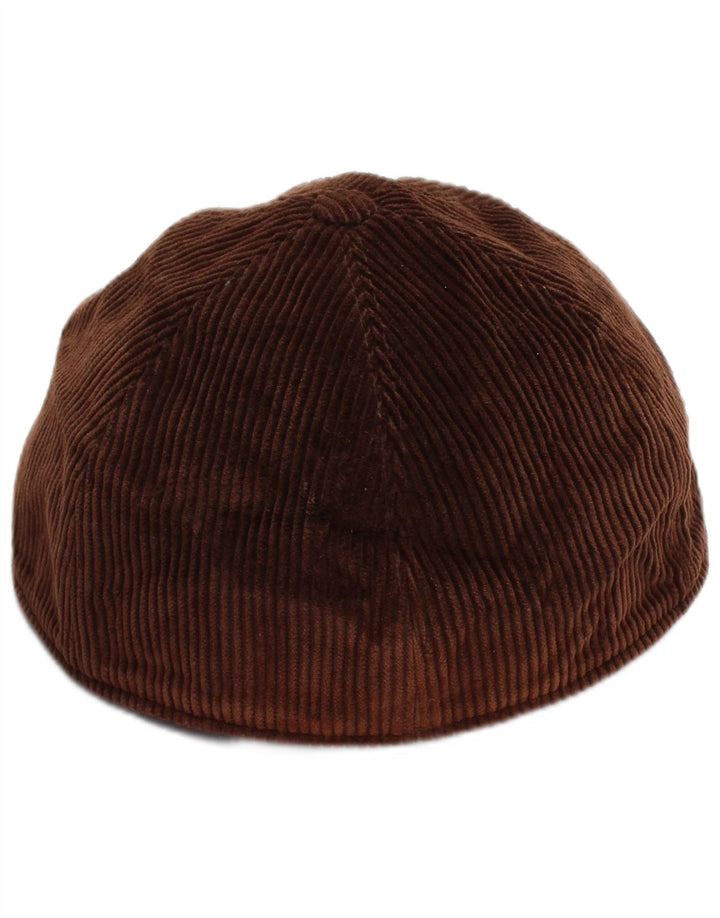 BARBISIO Mens Corduroy Baseball Cap Large Brown Cotton Classic