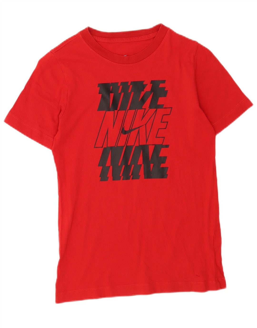 Chłopięcy T-shirt Nike o standardowym kroju z grafiką, 10-11 lat, średni czerwony